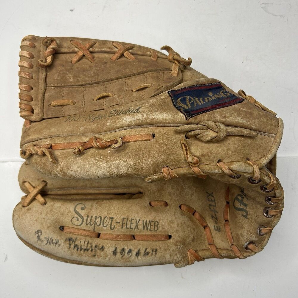Rare Vintage Spalding Baseball Glove Mel Stottlemyre 42-3252 RHT